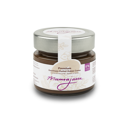 mamajana Premium Haselnuss-Dattel-Kakao Creme
